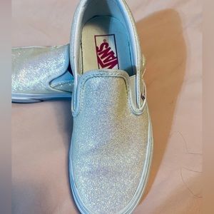 Glitter vans size 6.5 women’s